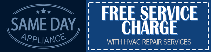 Free Service Charge on HVAC Repairs